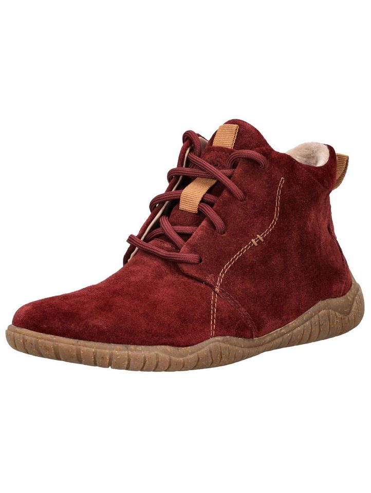Josef Seibel Stiefelette Veloursleder Schnürstiefelette