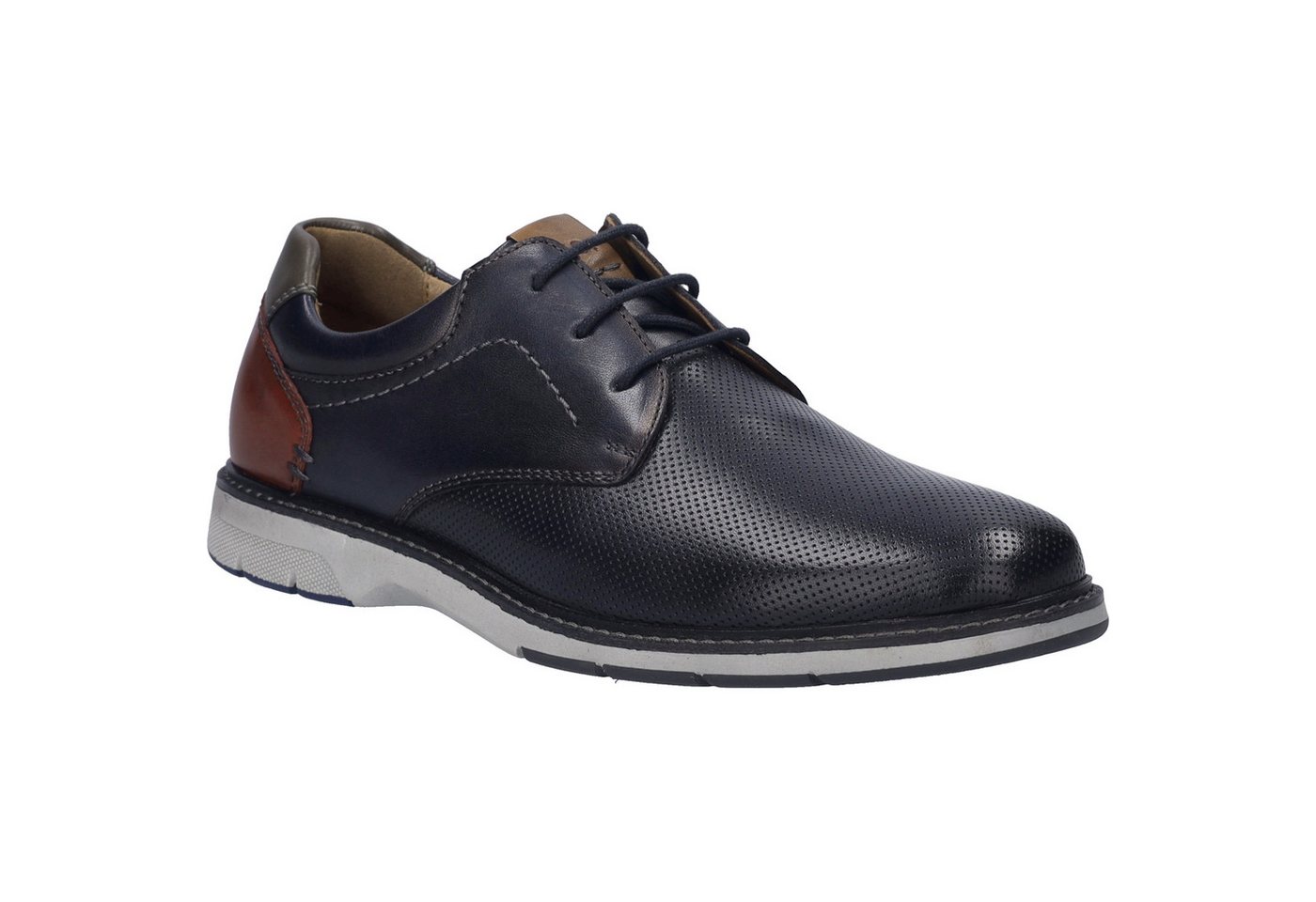 Josef Seibel Stuart 02, blau Schnürschuh