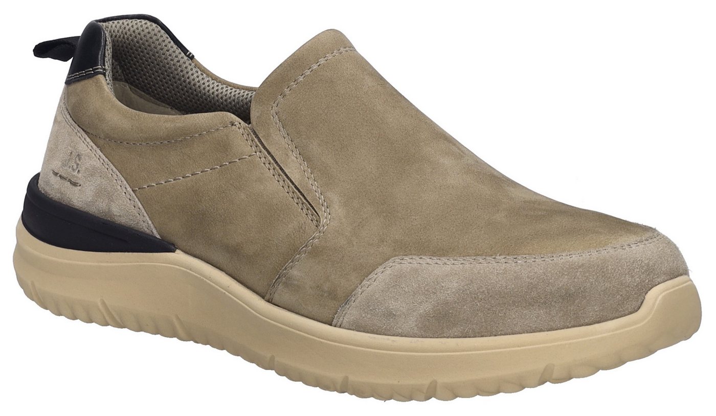 Josef Seibel Wales 04 Slip-On Sneaker, Slipper, Komfortschuh, Schlupfschuh mit elastischem Gummizug-Einsatz