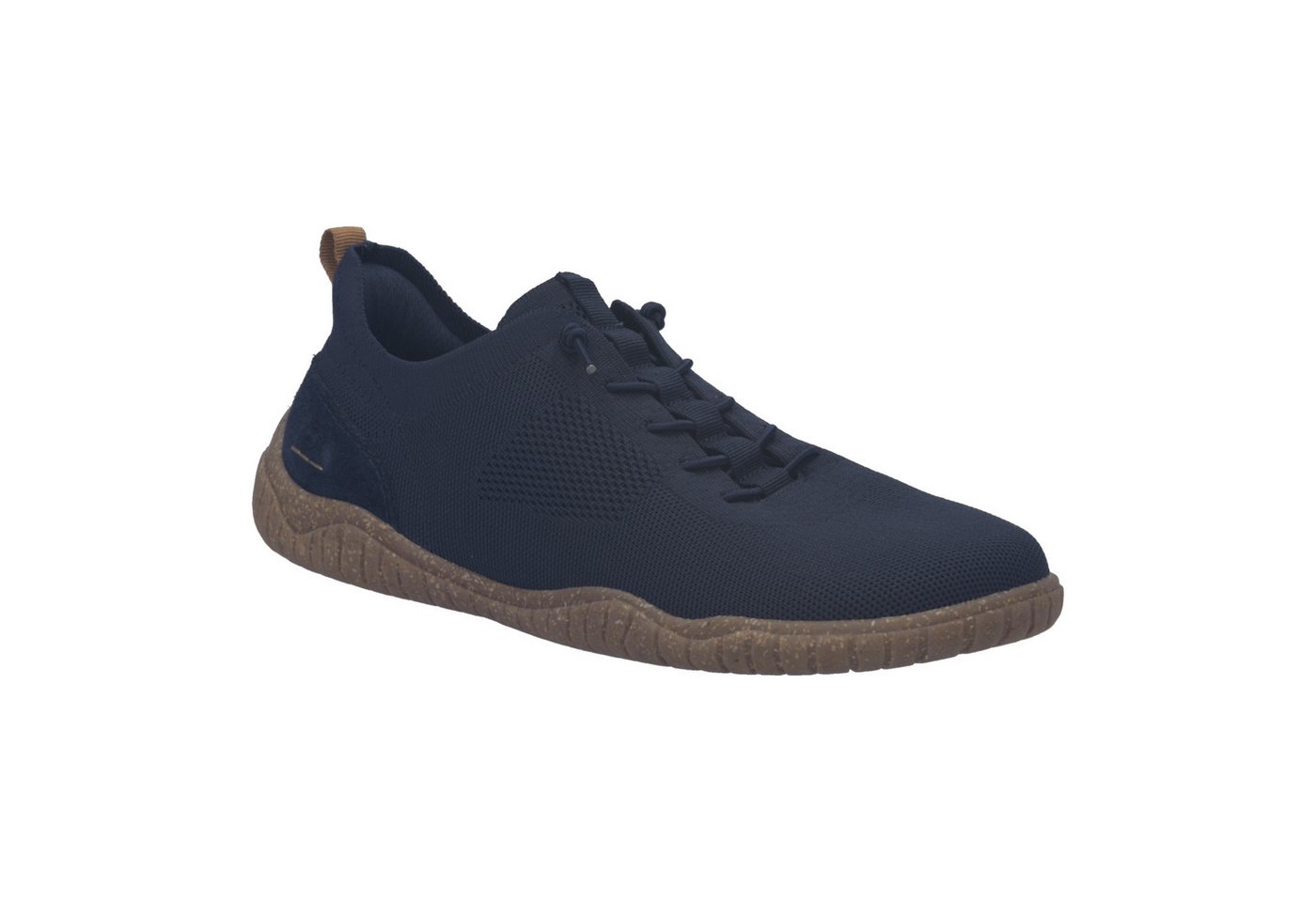Josef Seibel Wallace 05 Slip-On Sneaker Slipper, Komfortschuh mit elastischen Schnürsenkeln, G-Weite (blau)
