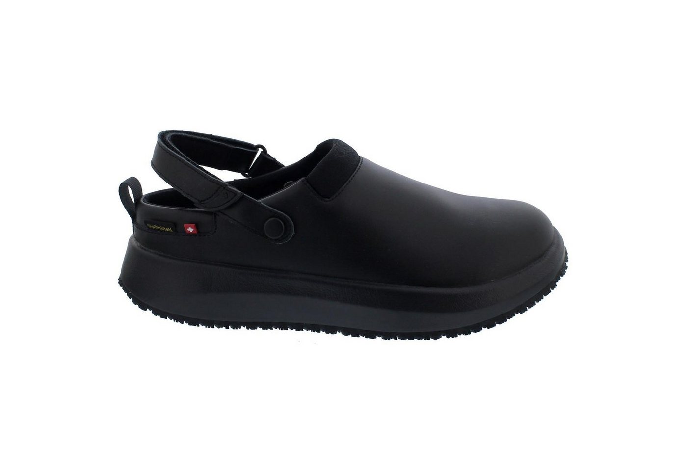 Joya Ace SR W Black, Damenclog, Glattleder / Textil, Senso-Sohle JY025 Clog