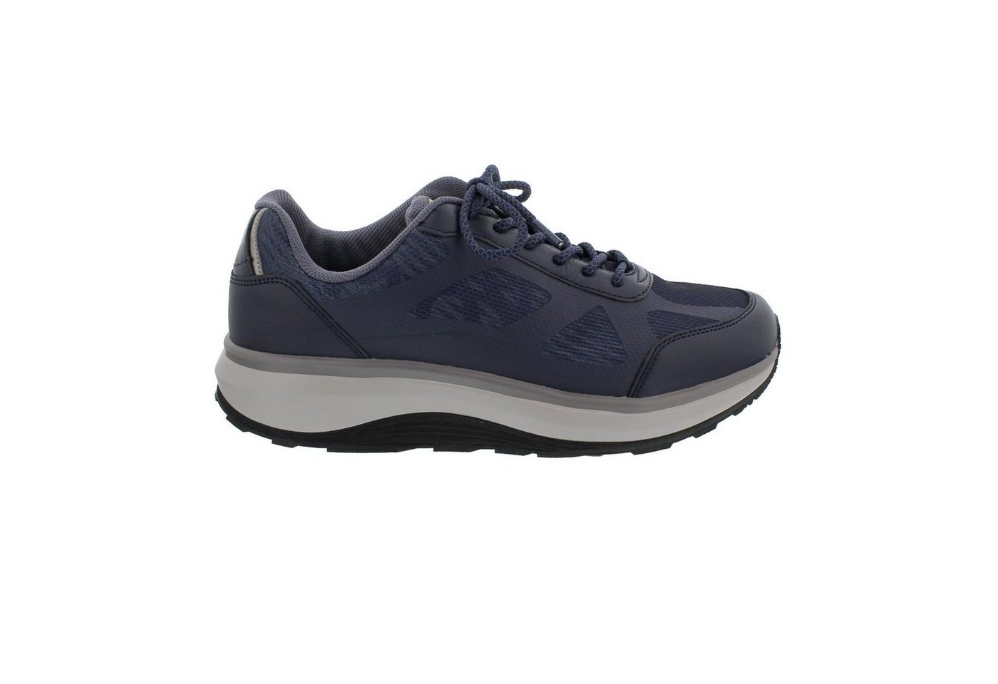 Joya Cancun II Blue, Full Grain Leather / Textile, Wave-Sohle, Kategor Schnürschuh