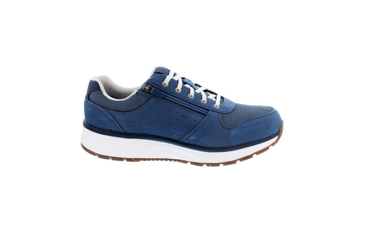 Joya Dynamo Zip Men Blue, Nubukleder / Textil, Reißverschluss, Active Schnürschuh