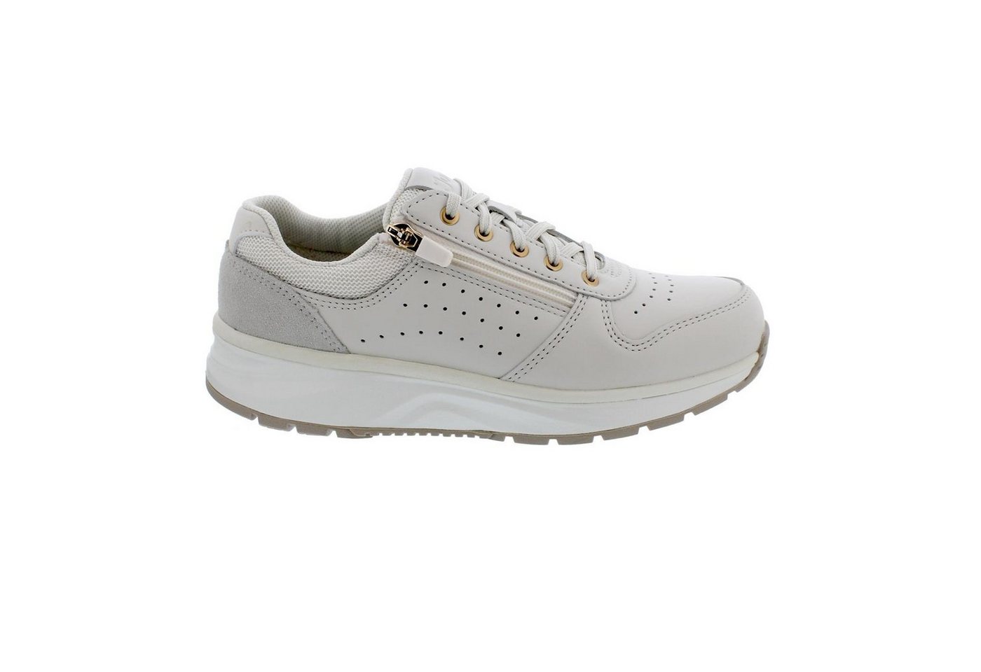 Joya Dynamo Zip W White, Full Grain- / Nubuck Leather/ Textile, ACTIV Schnürschuh