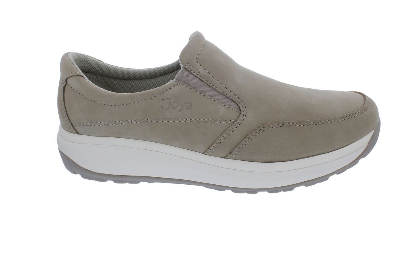 Joya Slipper Traveler II Beige JY578A, Nubukleder, Senso-Sohle, Fußbet Slipper