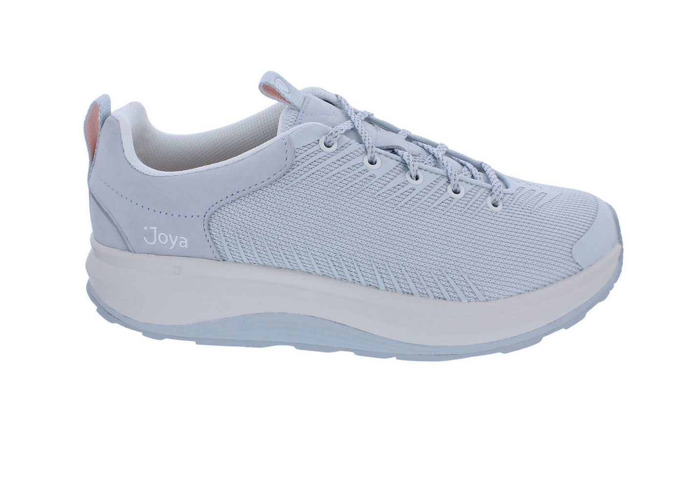 Joya Sneaker Maui Women Light Blue JY115A, atmungsaktives Mesh u. Nubu Schnürschuh
