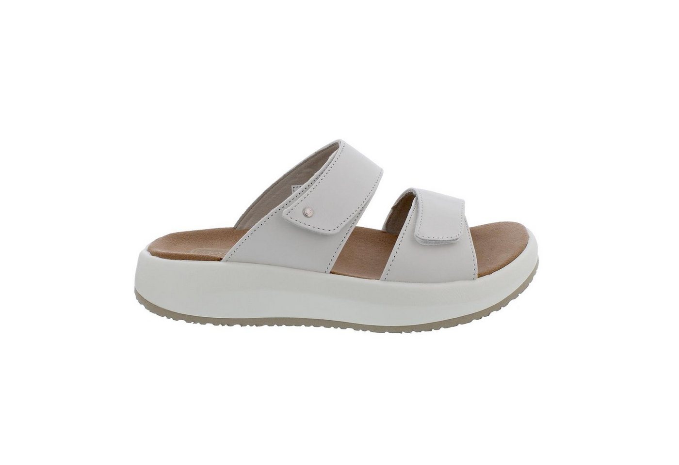 Joya Vienna II White Pantolette, Full Grain Leather, Senso-Sohle, Kate Pantolette