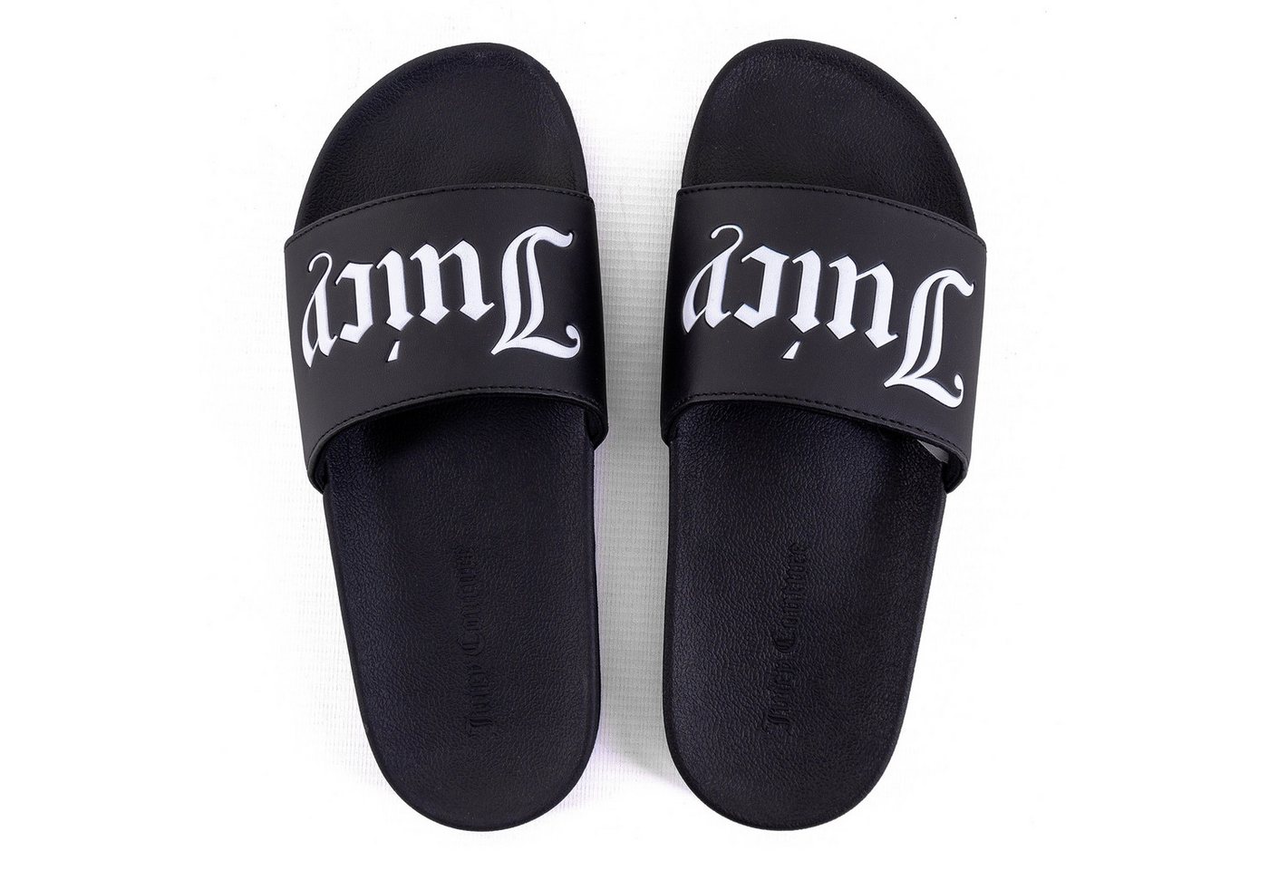 Juicy Couture Badelatschen Juicy Couture Patti Slider Badepantolette vorgeformtes Fußbett