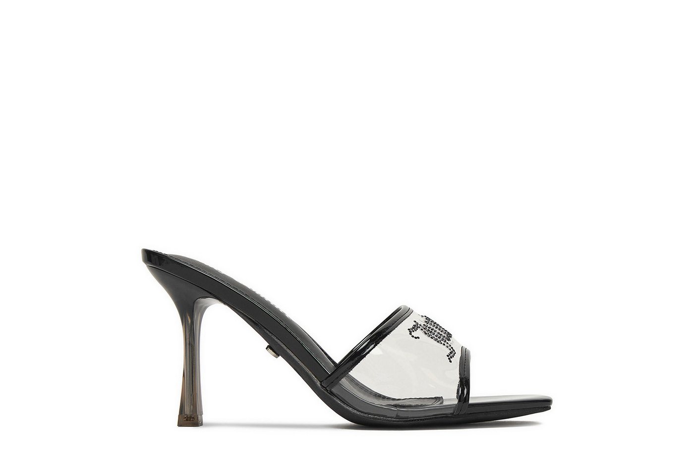 Juicy Couture Damen-Flip-Flops, durchsichtig Badepantolette