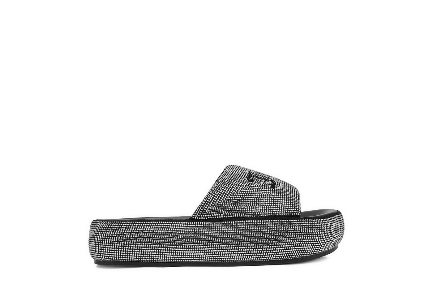 Juicy Couture Damen Flip-Flops Schwarz Badepantolette