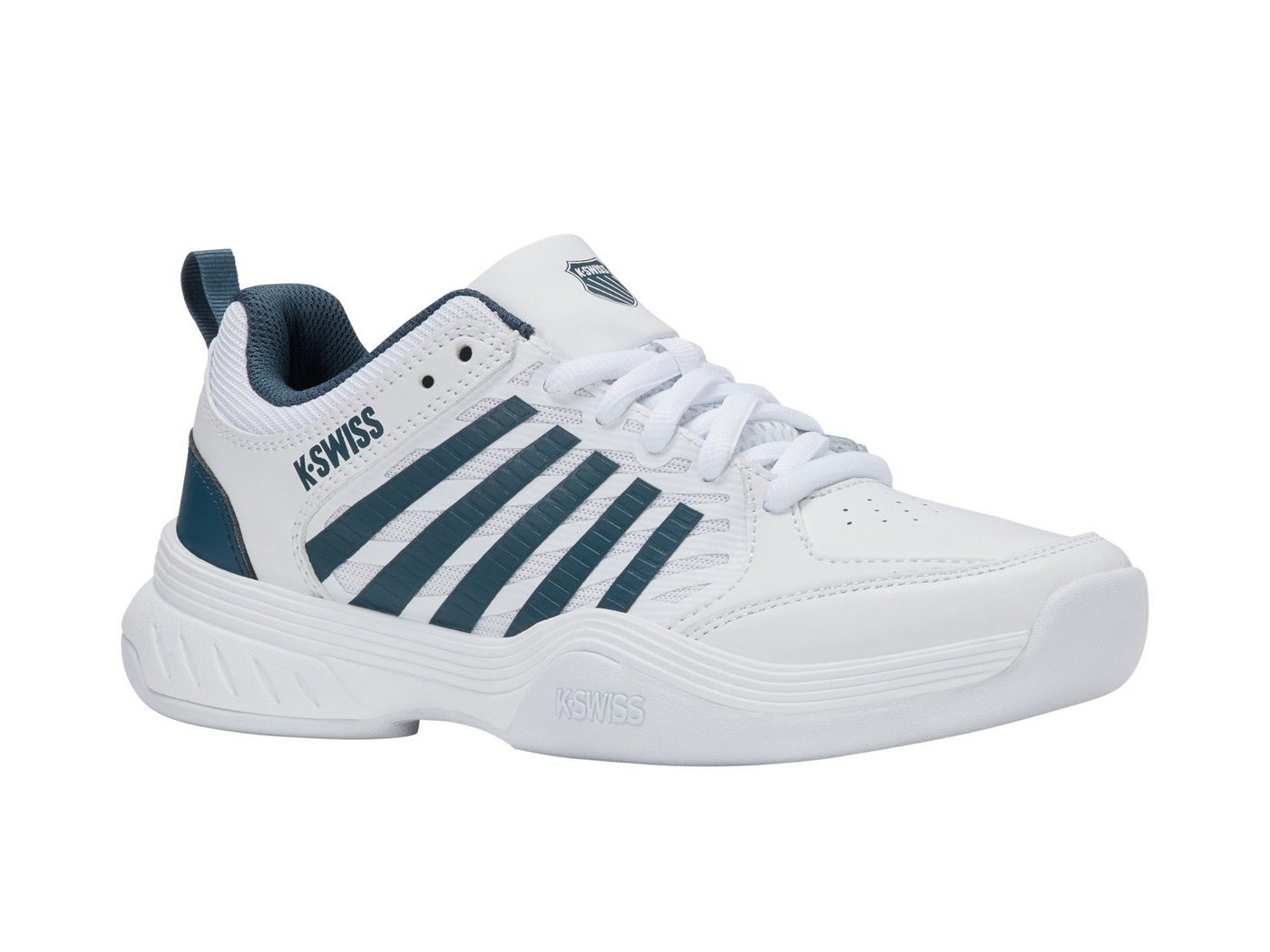 K-Swiss Performance Court Express 2 Indoor/Carpet/Teppich 2025 weiss/stargazer Kinder Tennisschuh