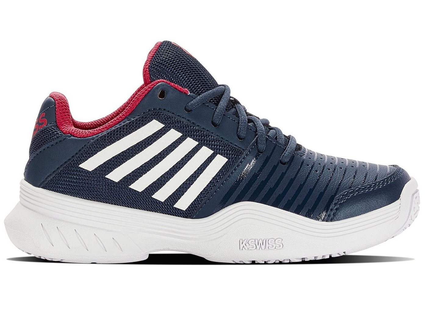 K-Swiss Performance Court Express Allcourt opalblau/rot/weiss Kinder Tennisschuh