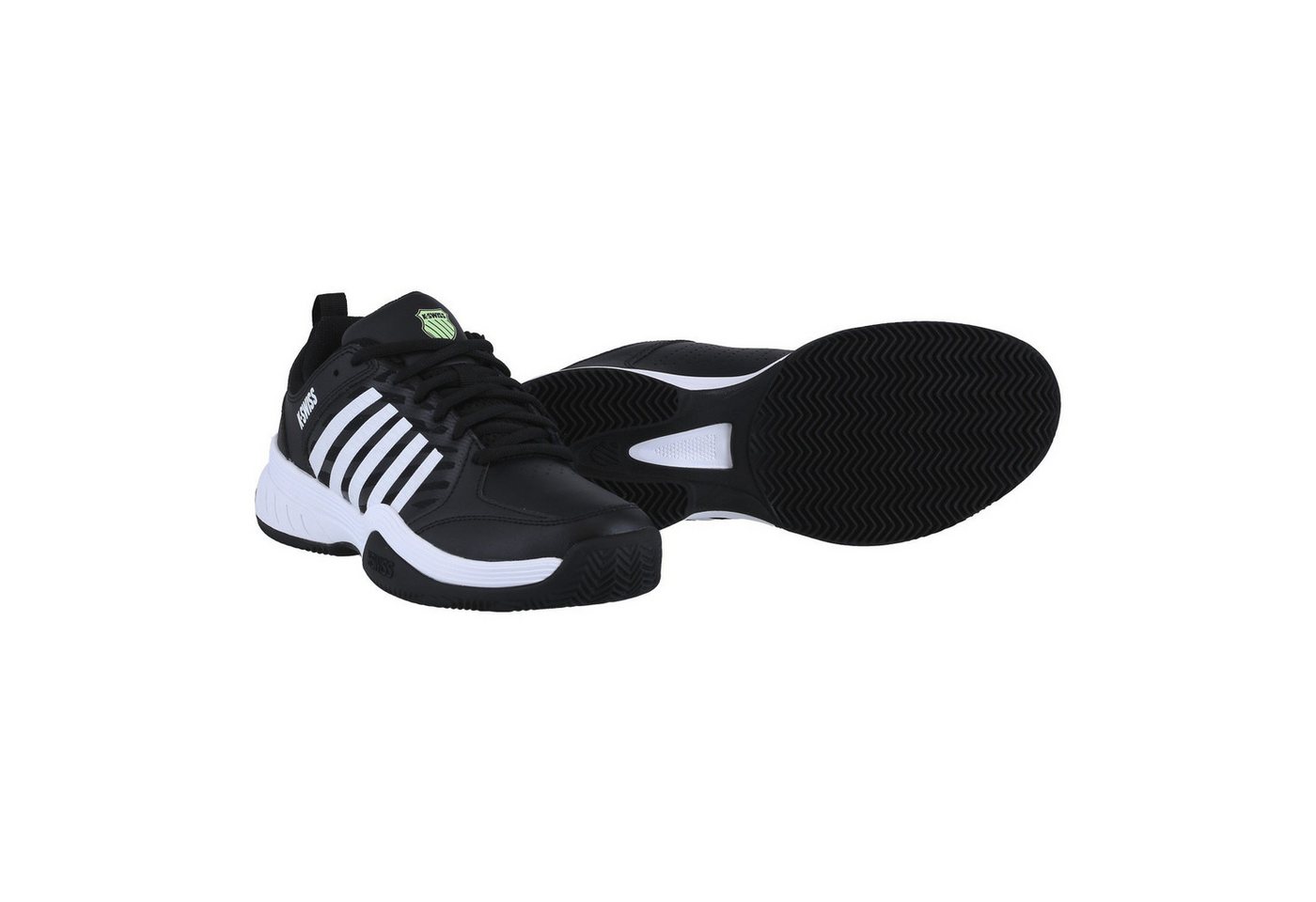 K-Swiss Performance Court Express HB Clay/Sandplatz schwarz/weiss Herren Tennisschuh