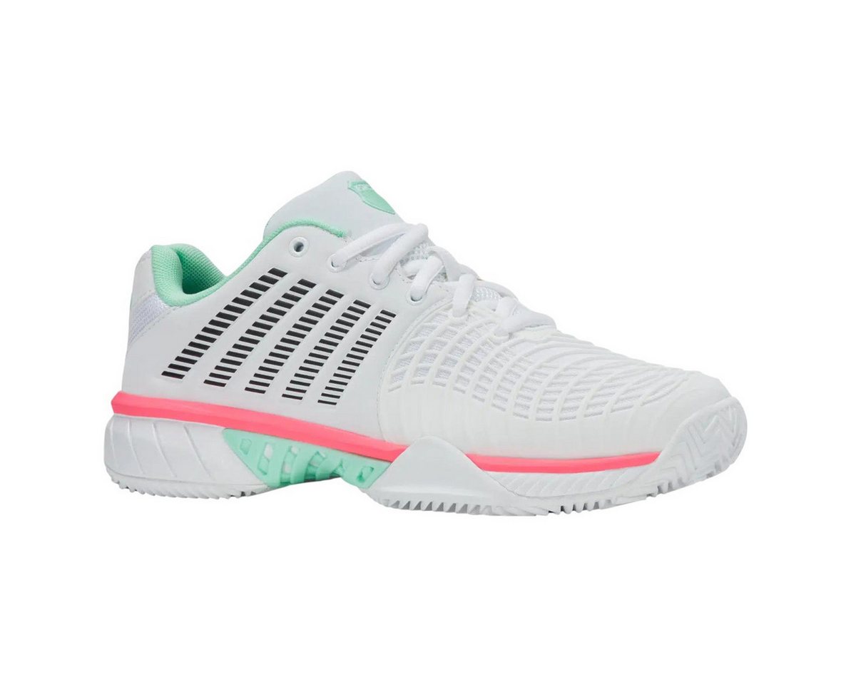 K-Swiss Performance Express Light 3 Clay/Sandplatz weiss/mint/pink Damen Tennisschuh