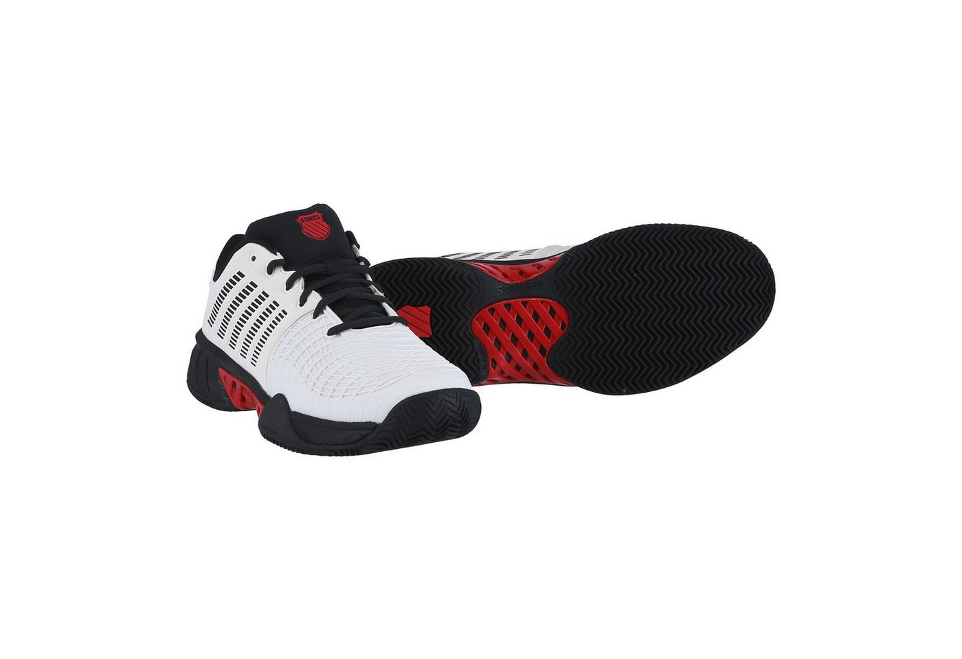 K-Swiss Performance Express Light 3 Clay/Sandplatz weiss/schwarz Herren Tennisschuh