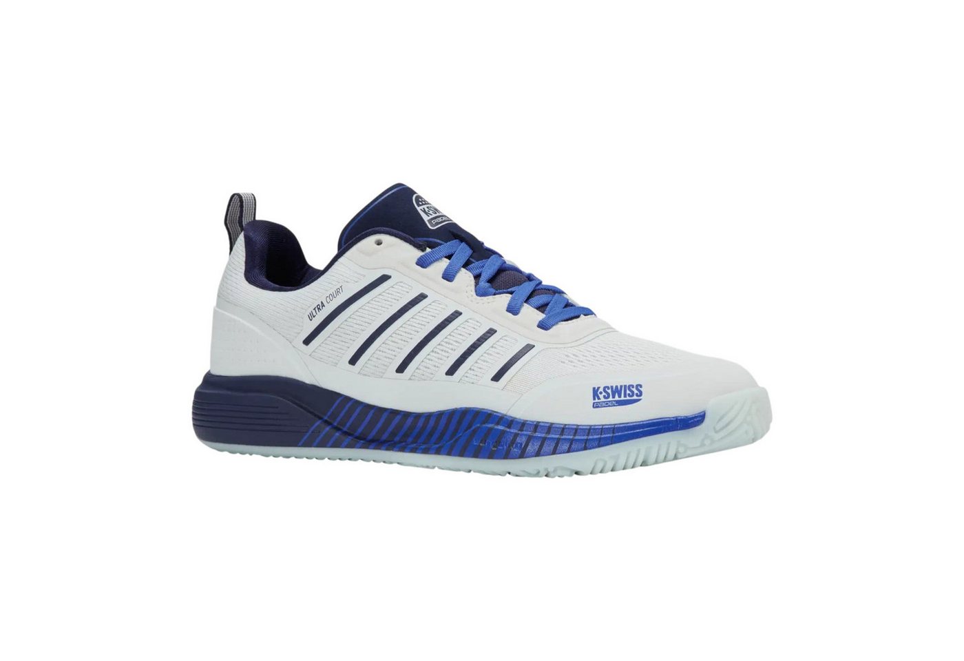 K-Swiss Performance Padelschuhe Ultra Court weiss/schwarz/blau Herren Tennisschuh
