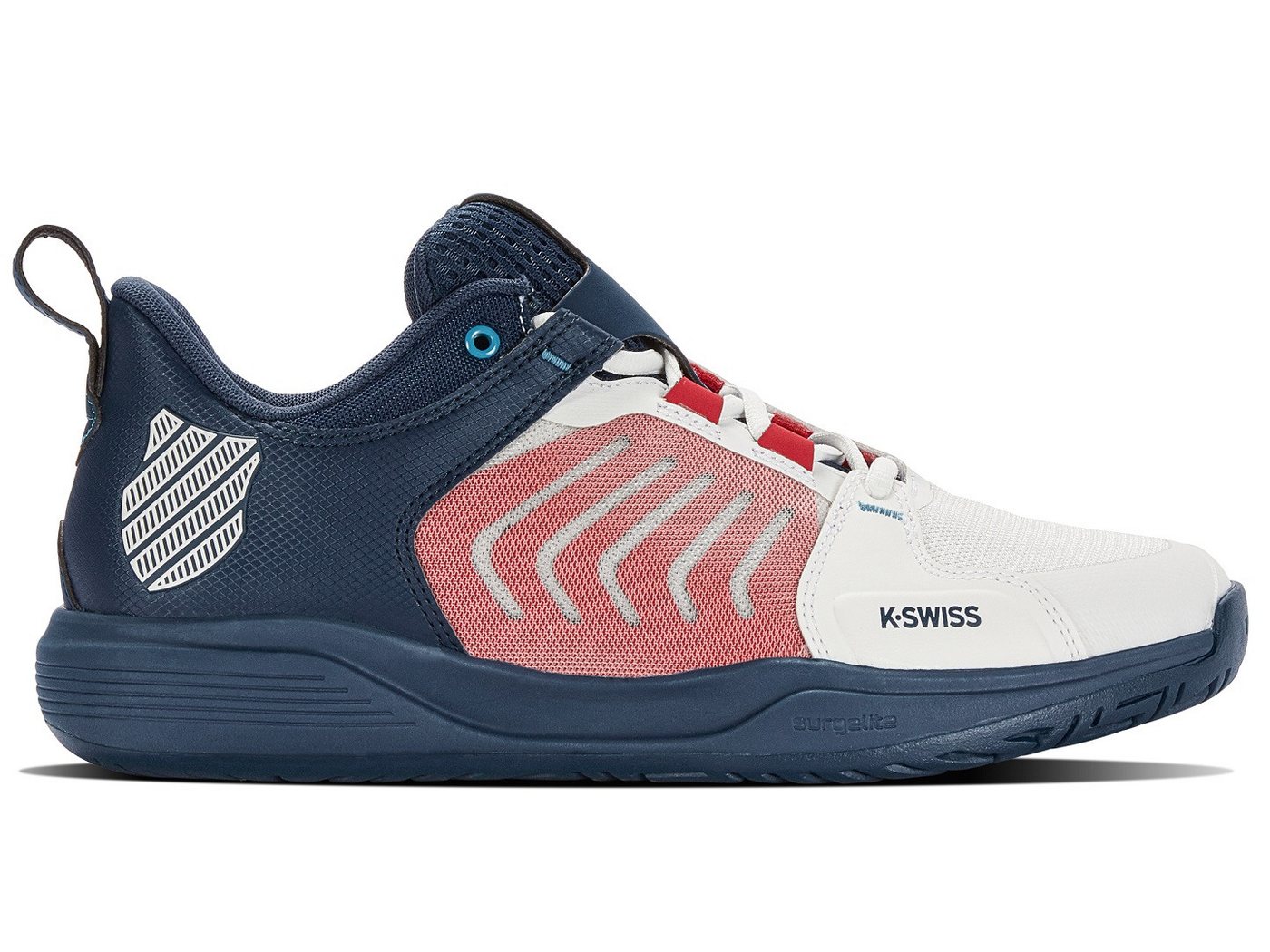 K-Swiss Performance Ultrashot Team Allcourt weiss/opalblau Herren Tennisschuh