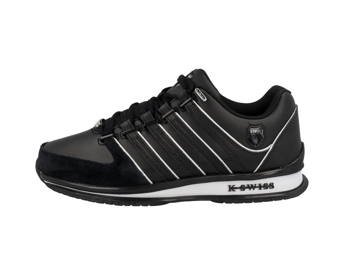 K-SWISS Rinzler Herren Sneaker Turnschuhe, Sportschuhe, Freizeitschuhe, Halbschuhe, Schnürschuhe (schwarz)