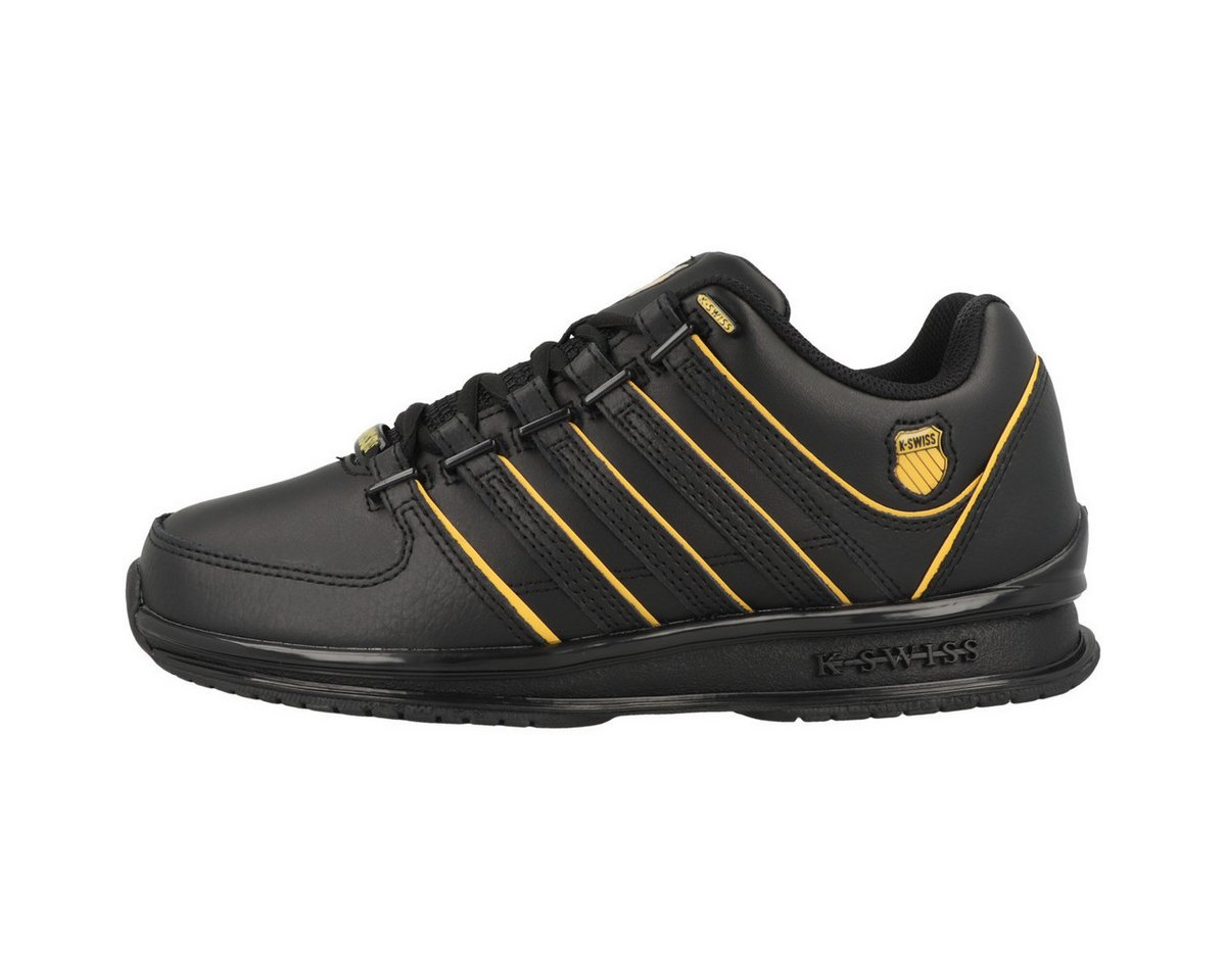 K-SWISS Rinzler Herren Sneaker Turnschuhe, Sportschuhe, Freizeitschuhe, Halbschuhe, Schnürschuhe (schwarz)
