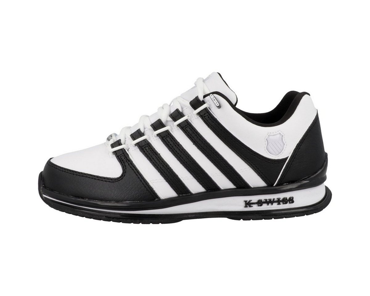K-SWISS Rinzler Herren Sneaker Turnschuhe, Sportschuhe, Freizeitschuhe, Halbschuhe, Schnürschuhe (weiß)