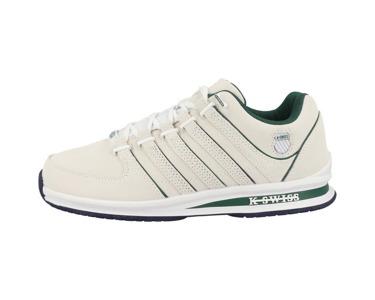 K-SWISS Rinzler Herren Sneaker Turnschuhe, Sportschuhe, Freizeitschuhe, Halbschuhe, Schnürschuhe (weiß)