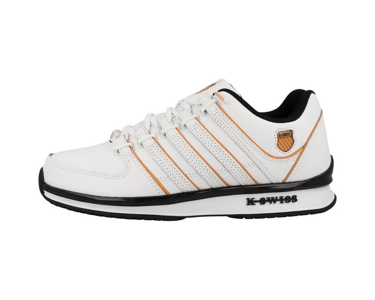 K-SWISS Rinzler Herren Sneaker Turnschuhe, Sportschuhe, Freizeitschuhe, Halbschuhe, Schnürschuhe (weiß)