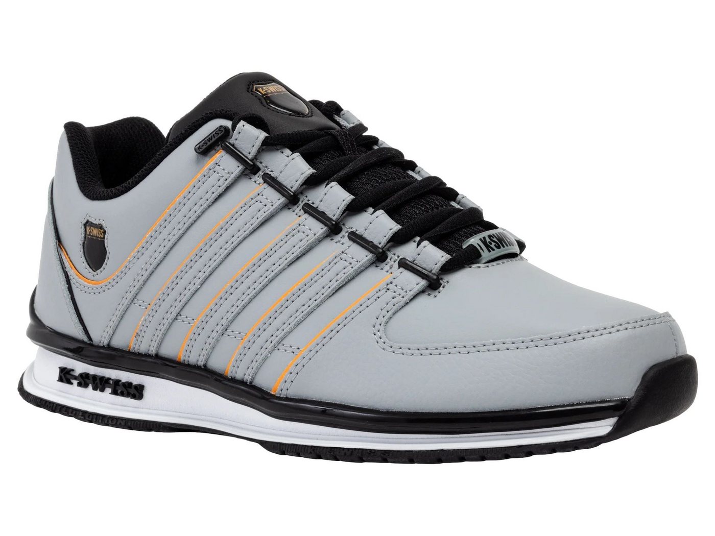 K-SWISS Rinzler Leder 2026 grau/schwarz/orange Herren Sneaker