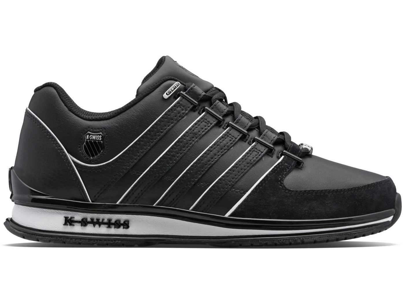 K-SWISS Rinzler Leder schwarz/weiss Herren Sneaker