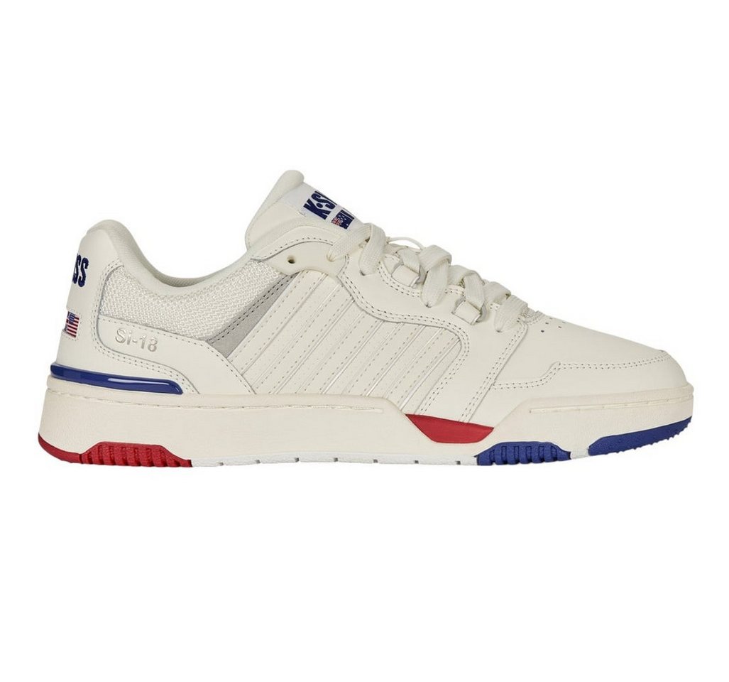 K-SWISS Si-18 Rival (Leder) cremeweiss/navy/rot Herren Sneaker