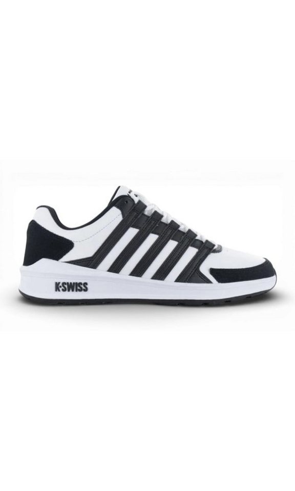 K-SWISS Vista Trainer Leder weiss/schwarz Herren Sneaker