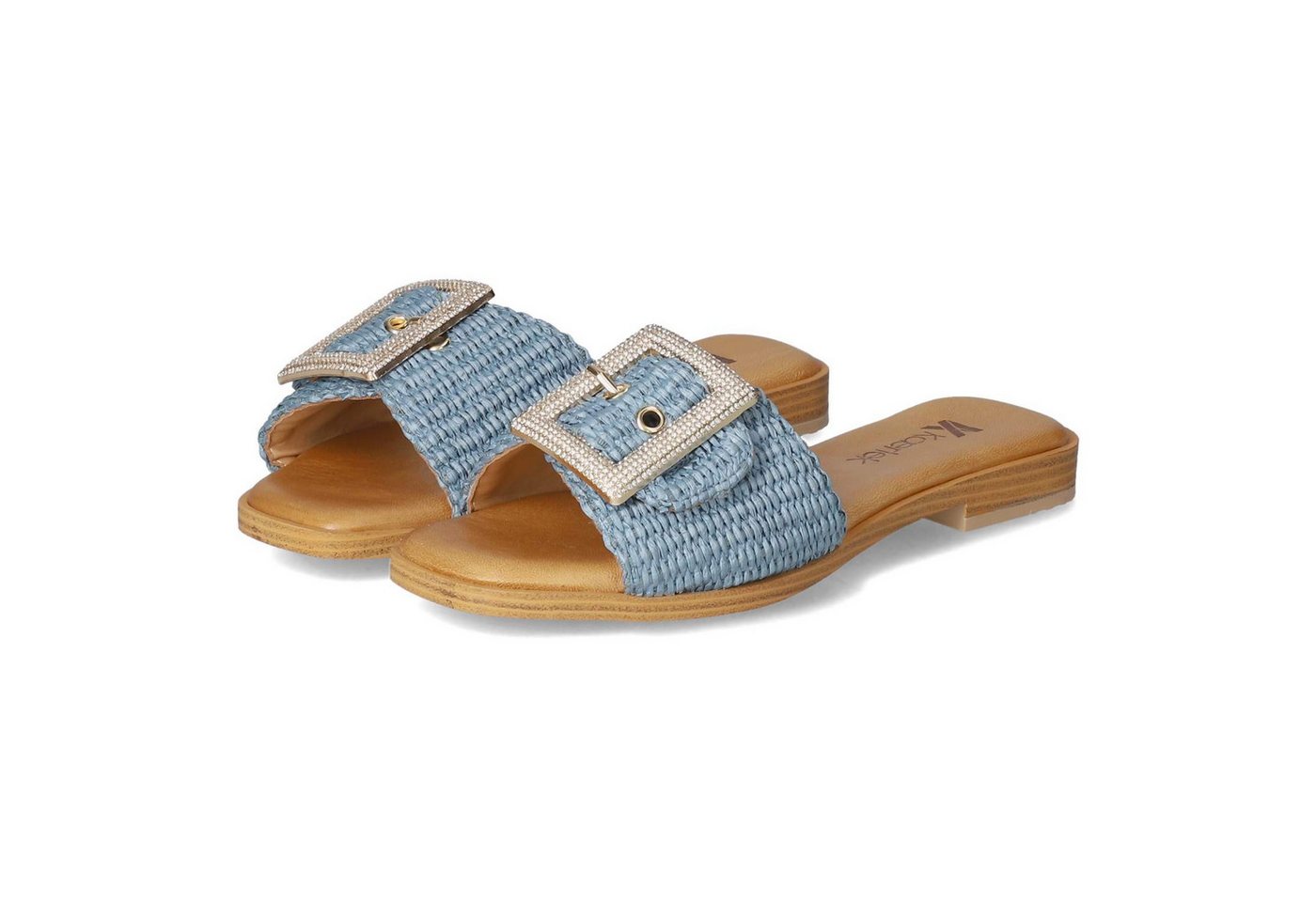 Kaerlek 4268 - 7853 Naturale - Jeans Damen Synthetik blue Pantolette