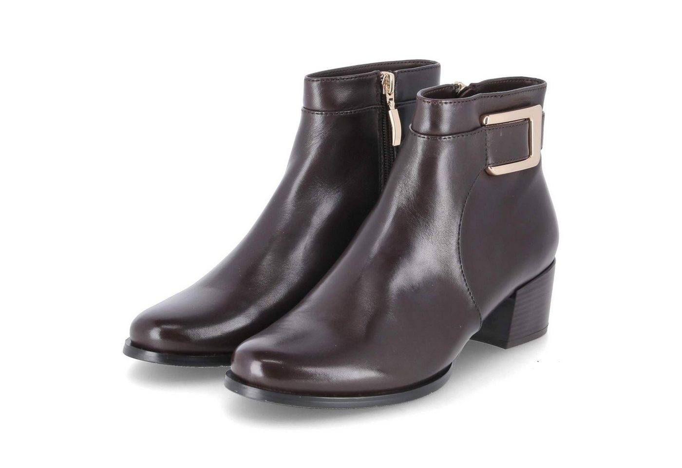 Kaerlek Jolene 27/6414 Castagno Damen Glattleder braun Schlupfstiefel