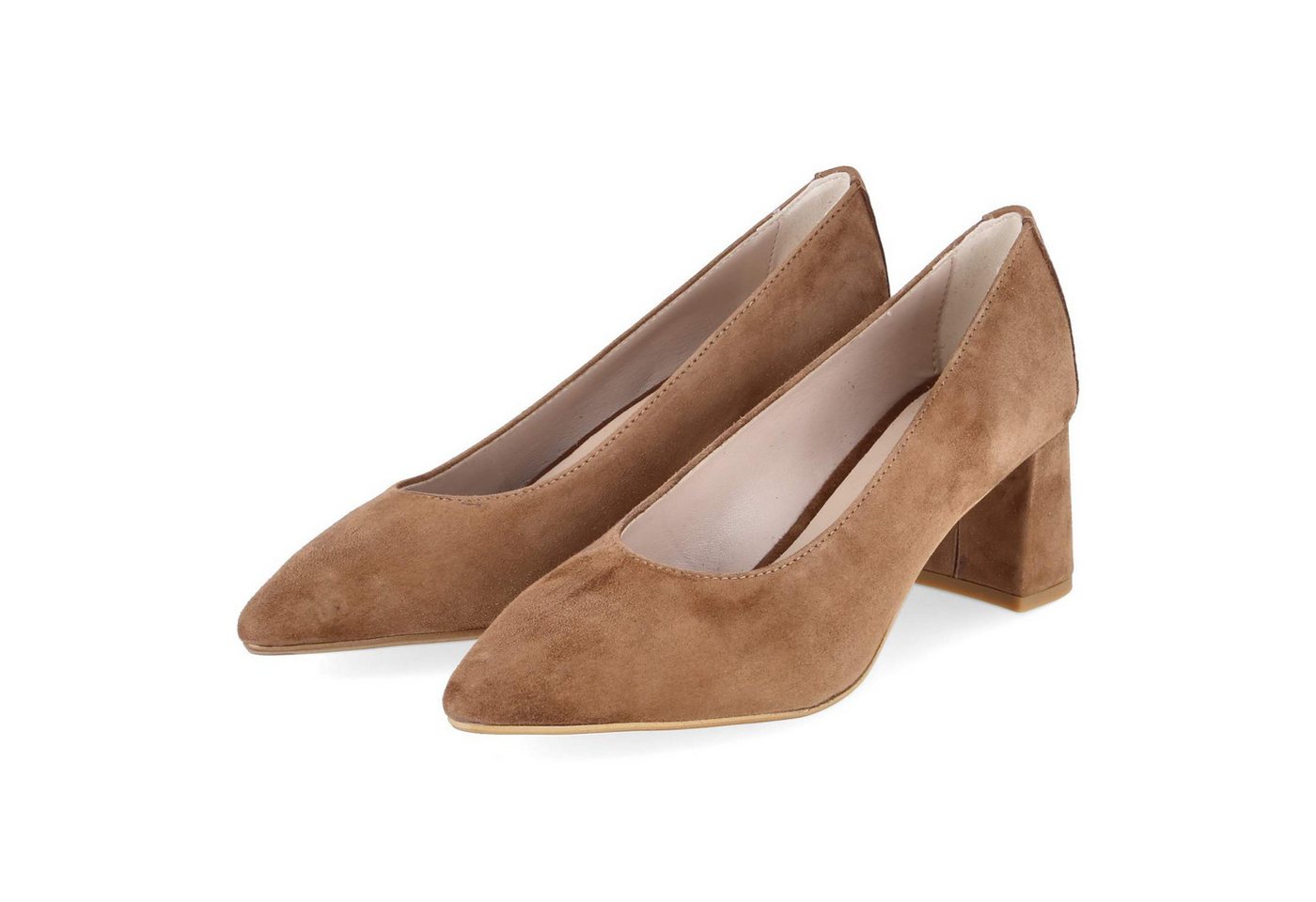 Kaerlek K131 LEGNO Damen Rauleder braun Keilpumps