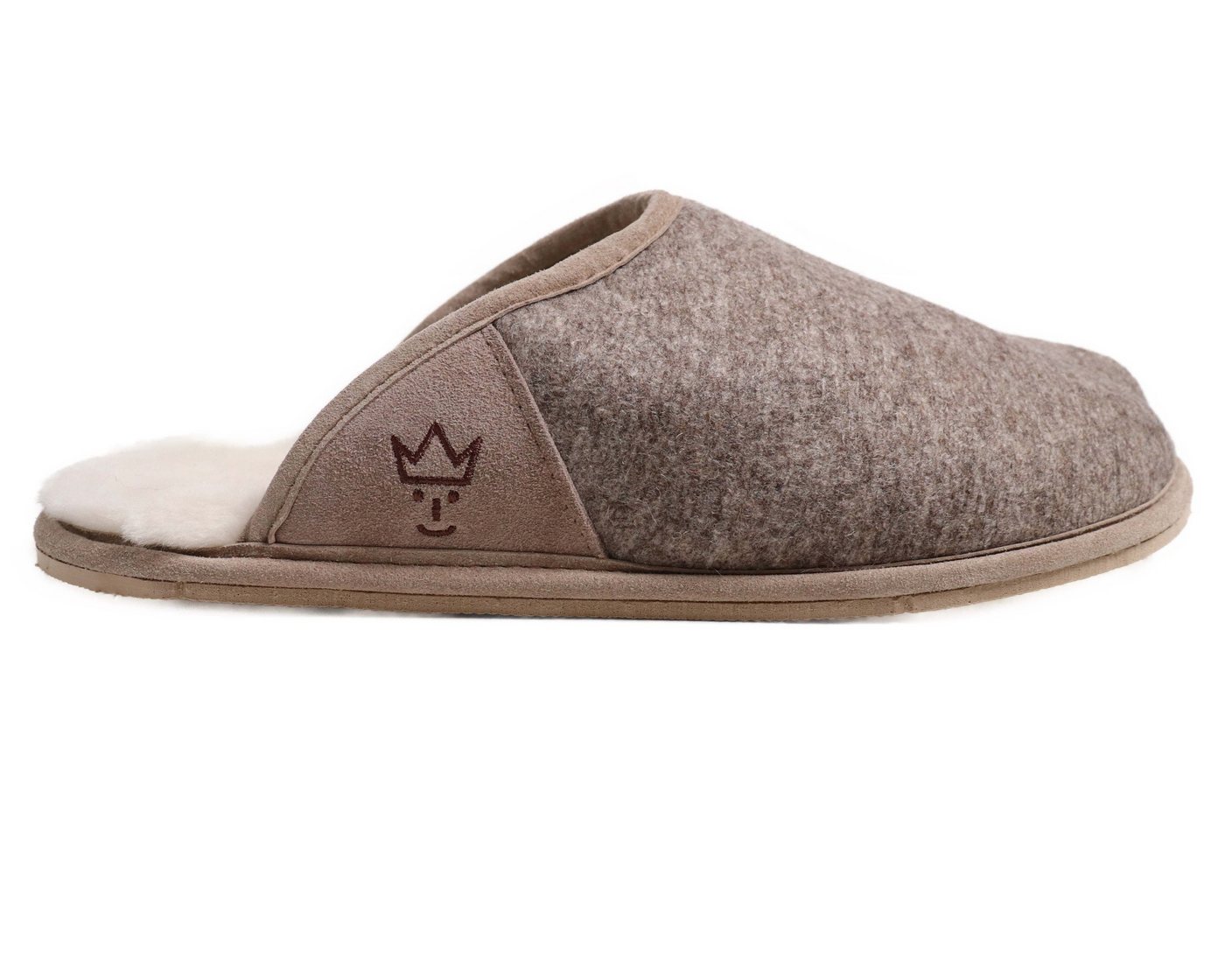 Kaiser Lammfell Pantolette Cosy Filz Hausschuh