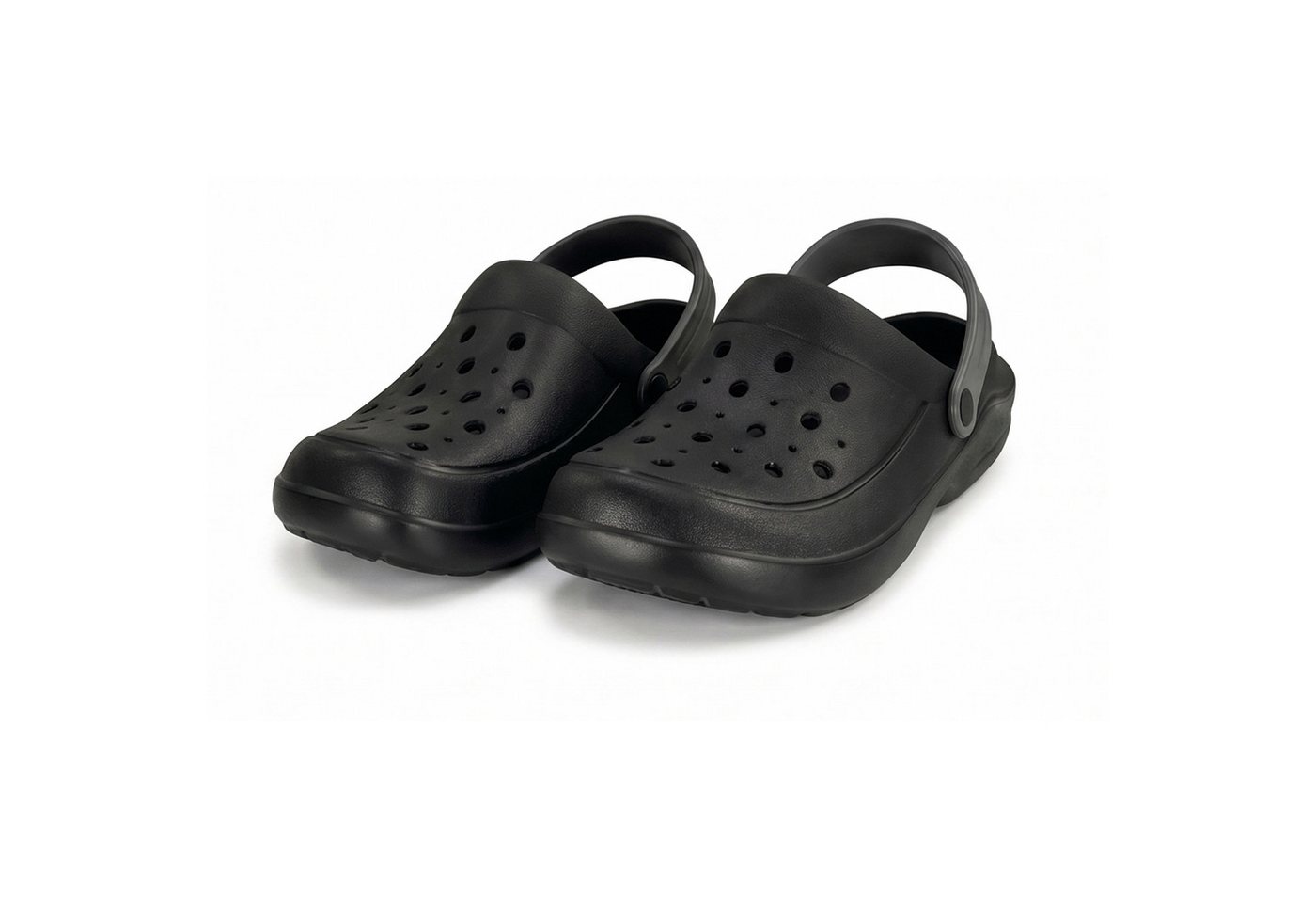 kamelshopping Clogs für Damen & Herren aus Kunststoff mit Fersenriemen Clog ideal als Gartenschuhe, Badeschuhe, Pantolette, Hausschuh etc.