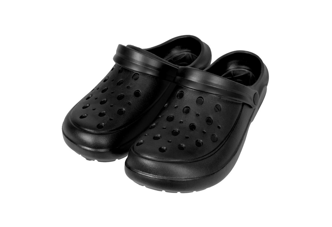 kamelshopping Clogs für Damen & Herren aus Kunststoff mit Fersenriemen Clog ideal als Gartenschuhe, Badeschuhe, Pantolette, Hausschuh etc.