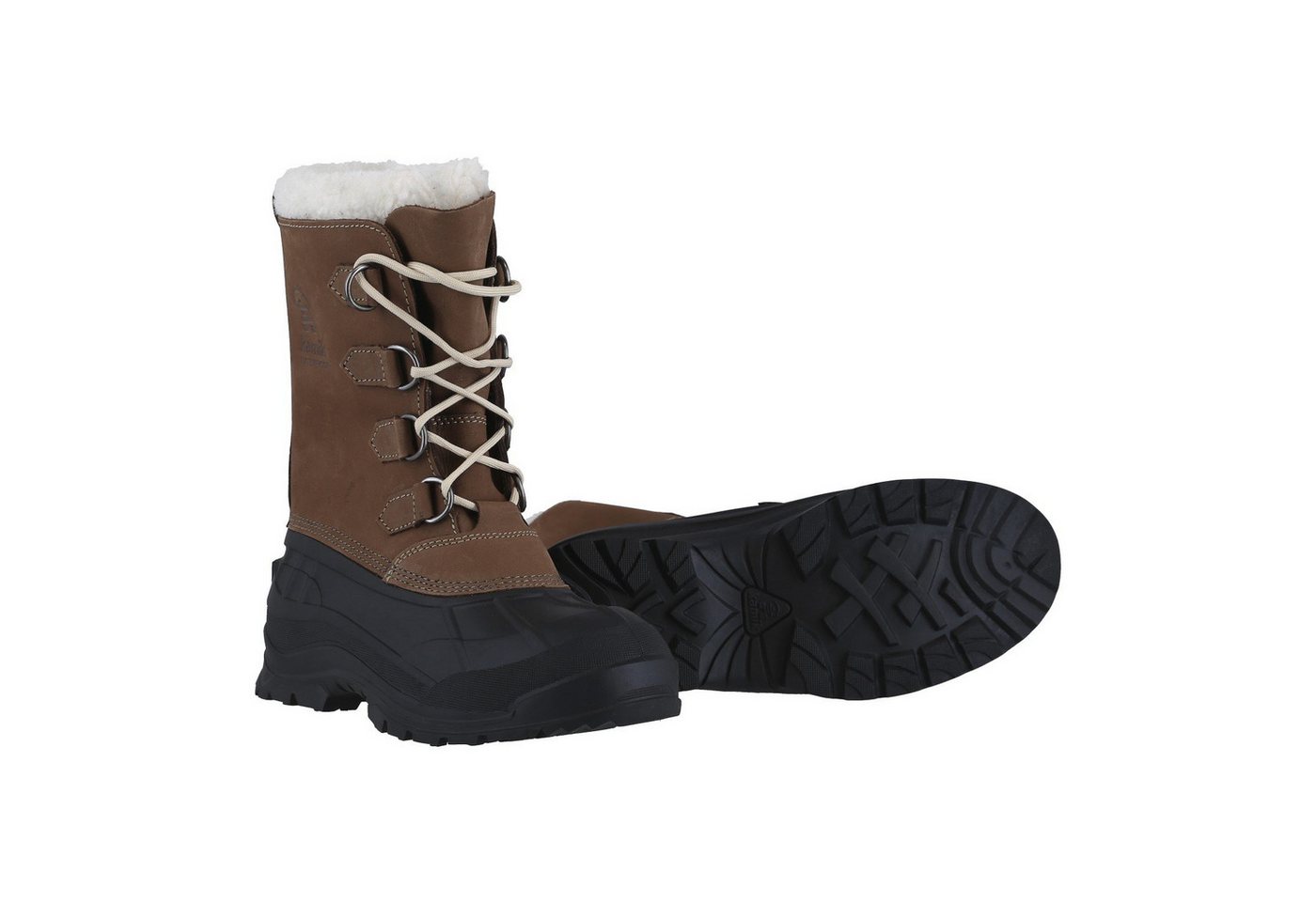 Kamik Alborg (Nubukleder, wasserdicht) fossilbraun Damen Winterstiefel