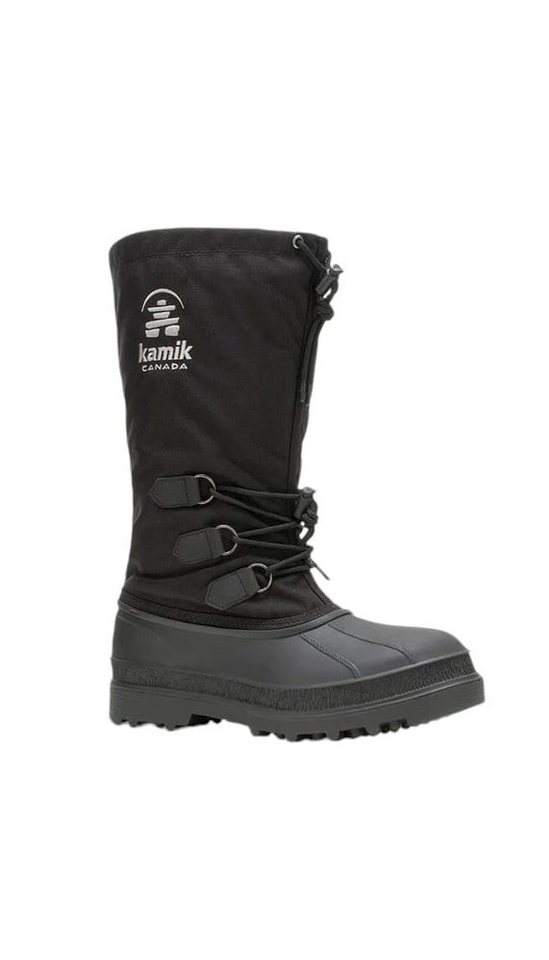Kamik Canuck (Denier-Nylon, wasserdicht) schwarz Herren Winterstiefel