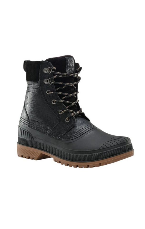 Kamik Hemlock (Leder, wasserdicht) schwarz Herren Winterstiefel