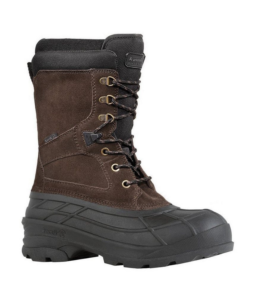 Kamik NationPlus (Wildleder, wasserdicht) braun Herren Winterstiefel