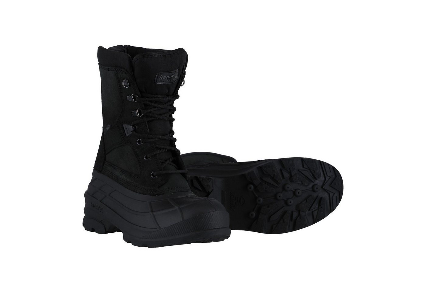 Kamik NationPlus (Wildleder, wasserdicht) schwarz Herren Winterstiefel