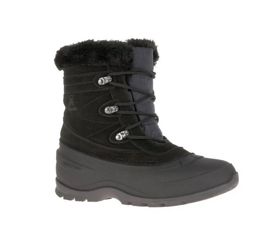 Kamik Snovalley 5 (Wildleder, wasserdicht) schwarz Damen Winterstiefel