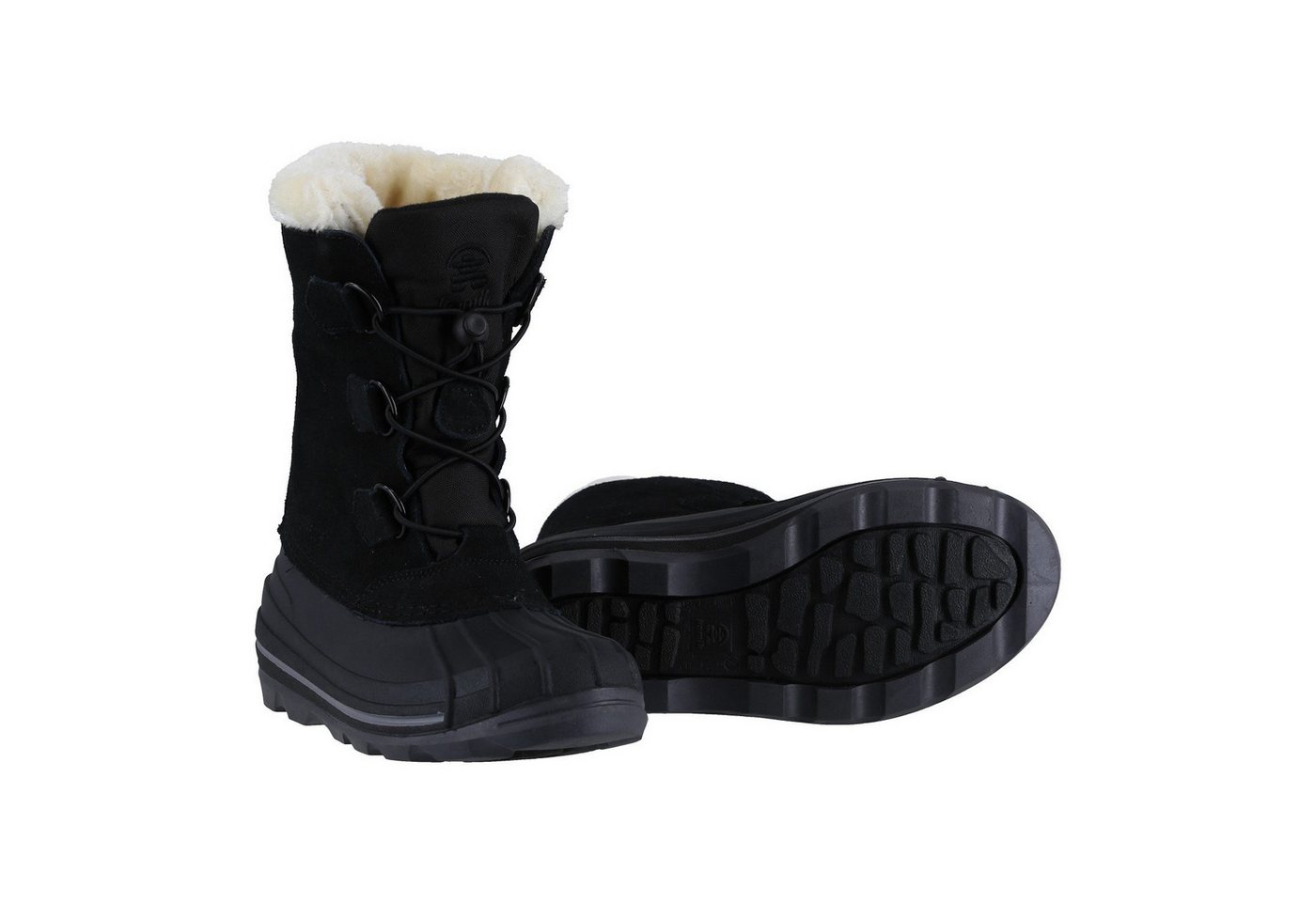 Kamik Snowdash (wasserdicht) schwarz Kinder Winterstiefel