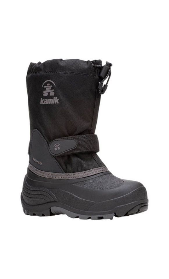 Kamik Waterbug 5G (wasserdicht) schwarz/charcoal Kinder Winterstiefel