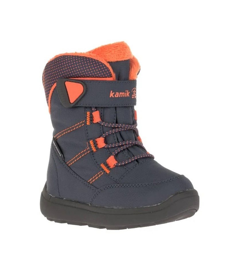 Kamik Winterschuhe Stance2 wasserdicht, atmungsaktiv marineblau/orange Winterstiefel