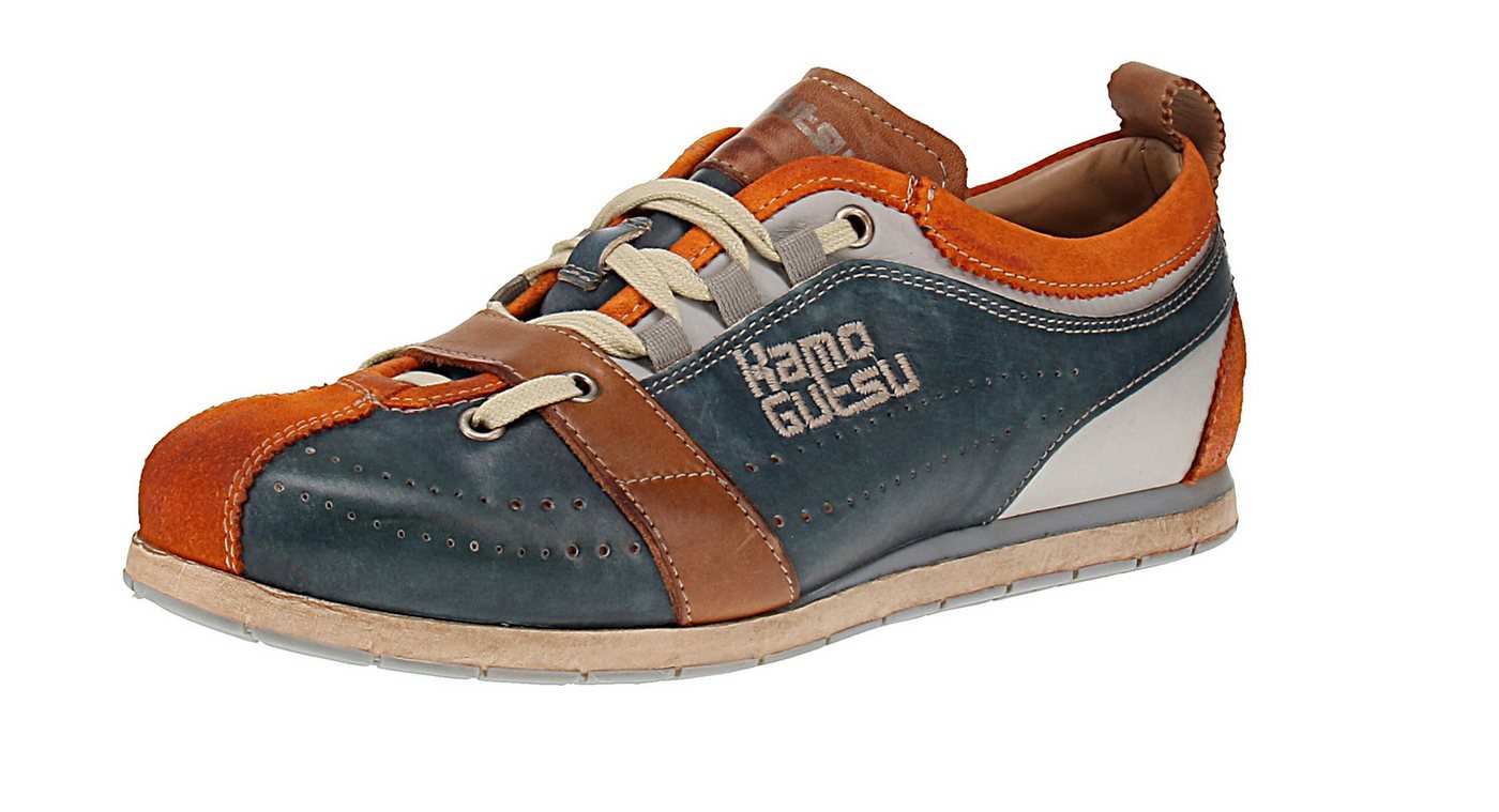 Kamo-Gutsu Tifo-017 - Herren Schuhe Sneaker - Arancio-Navy Sneaker