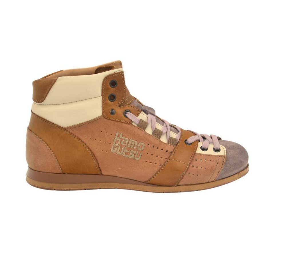 Kamo-Gutsu Viola Taupe Damen Sneaker Sneaker Wechselfussbett