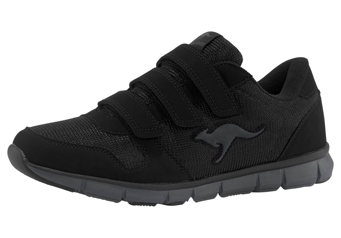 Kangaroos K-BlueRun 701 B Sneaker mit Klettverschluss (schwarz)