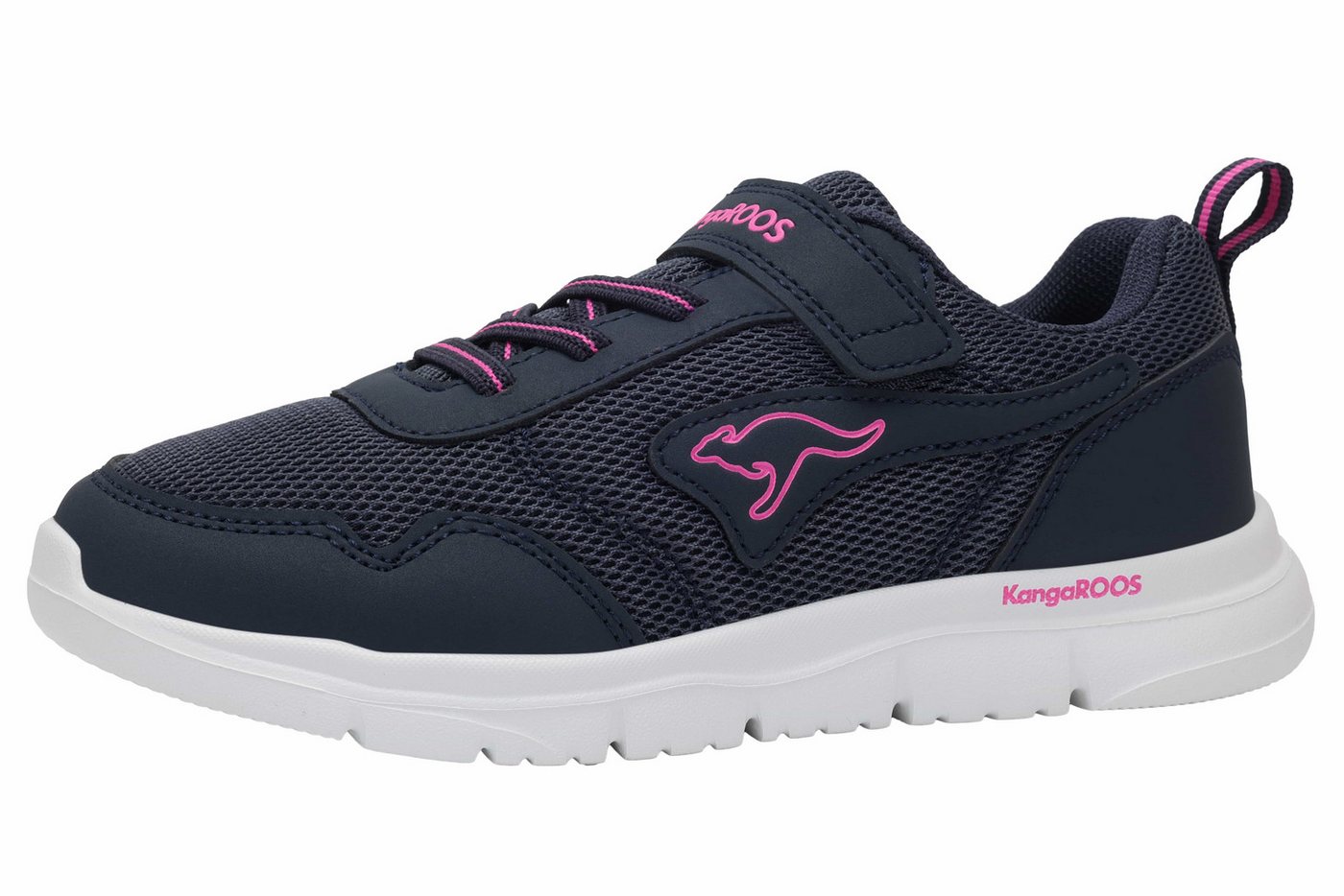 Kangaroos K-ETK POSSUM EV Sneaker mit Glitzereffekt (blau/rosa)