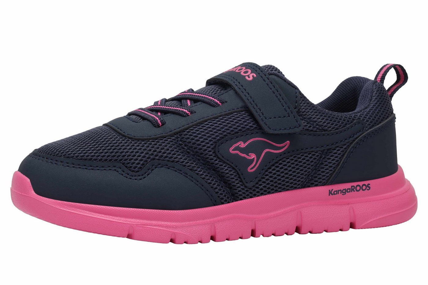 Kangaroos K-ETK POSSUM EV Sneaker mit Glitzereffekt (blau/rosa)